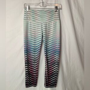Athleta women’s leggings sizeS hombre stripes